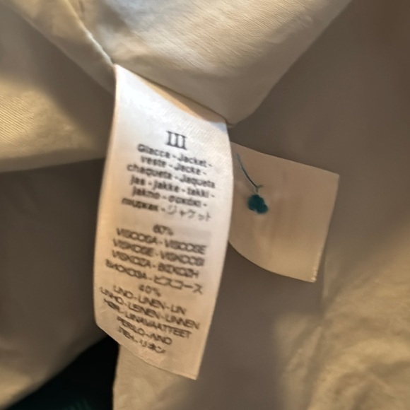 Blue Blazer with Relaxed Open Front Design - Picture 5 of 7